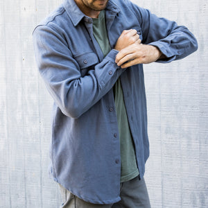 BING SEASIDE OVERSHIRT - STORM BLUE