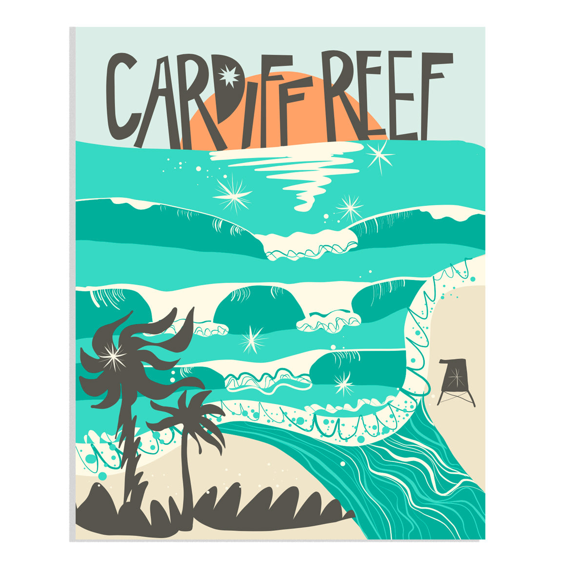 DANIELLA MANINI 8x10 PRINT - CARDIFF REEF