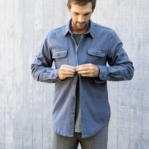 BING SEASIDE OVERSHIRT - STORM BLUE