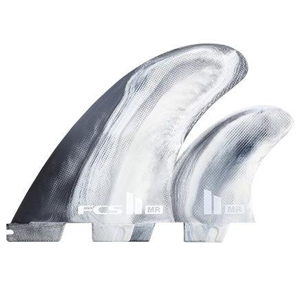 FCS II MR PC X-Large Tri Fins Black/White