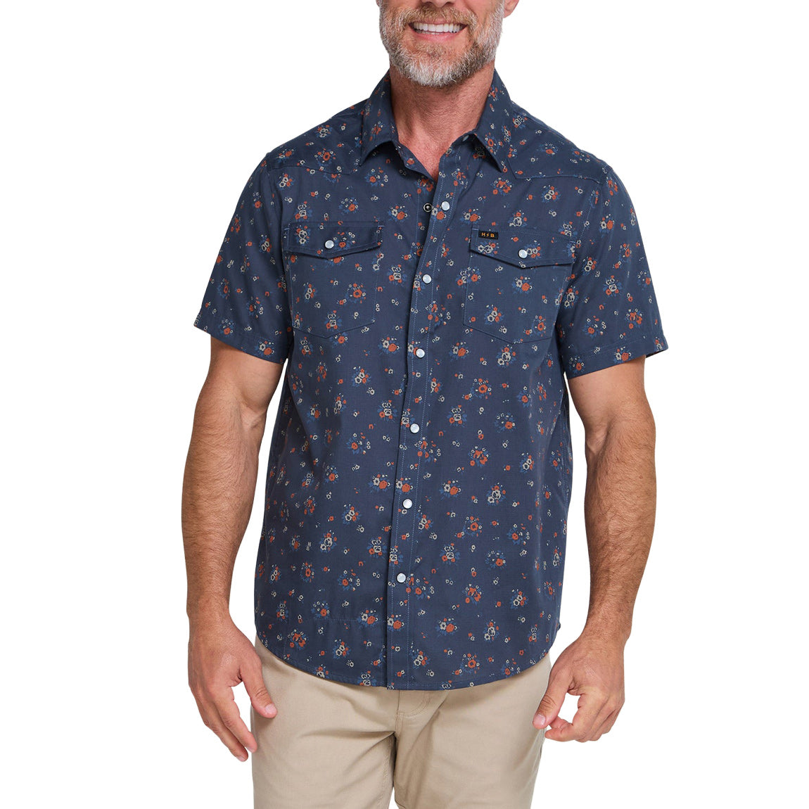 HOWLER H BAR SNAP SHIRT - GRANDPAS CURTAINS - Bing Surfboards