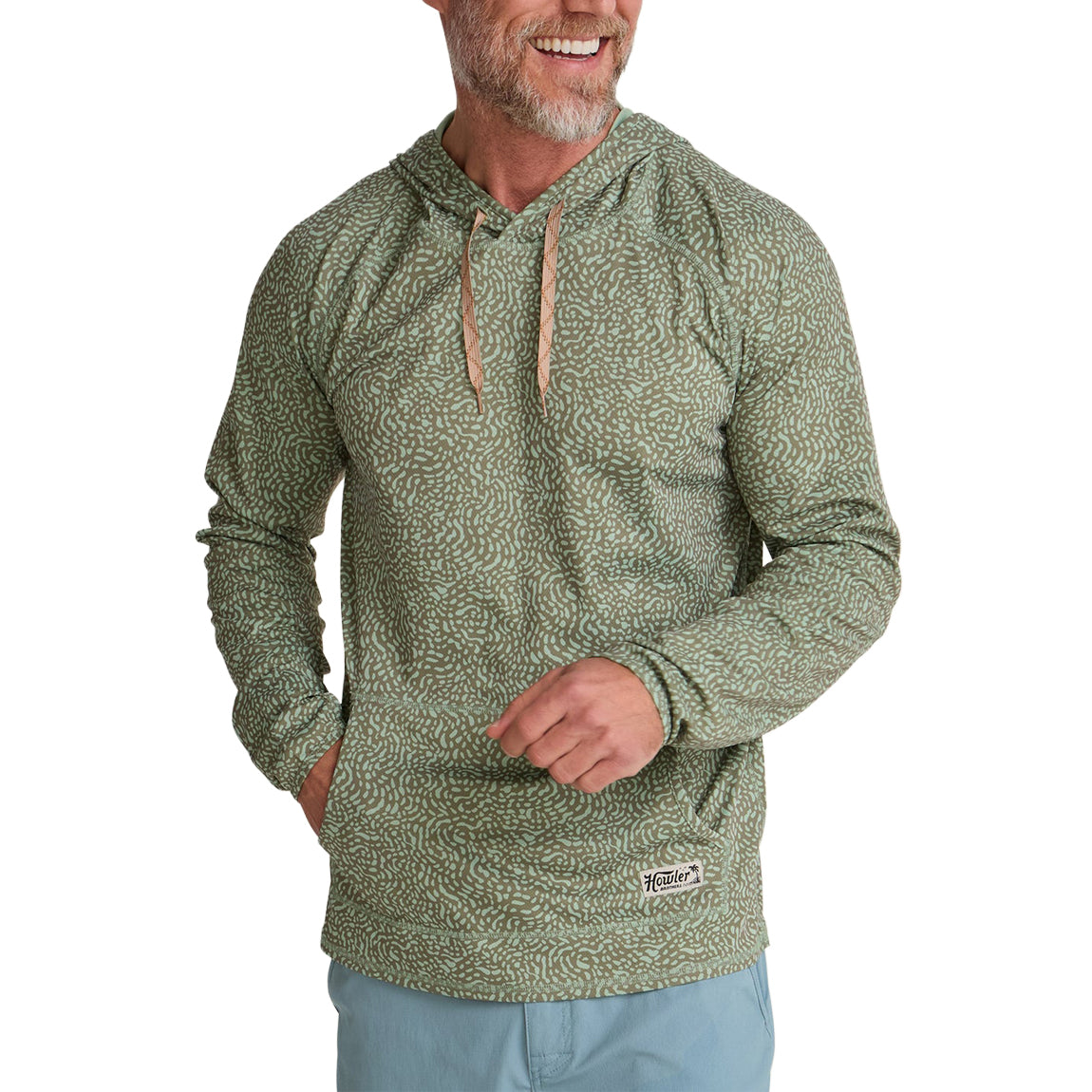 HOWLER LOGGERHEAD HOODIE - POND PATTERNS