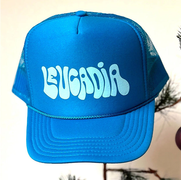 ANDY DAVIS LEUCADIA MESH CAP - AQUA