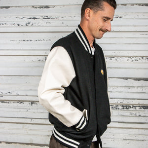 BING 1965 VARSITY JACKET - BLACK/WHITE