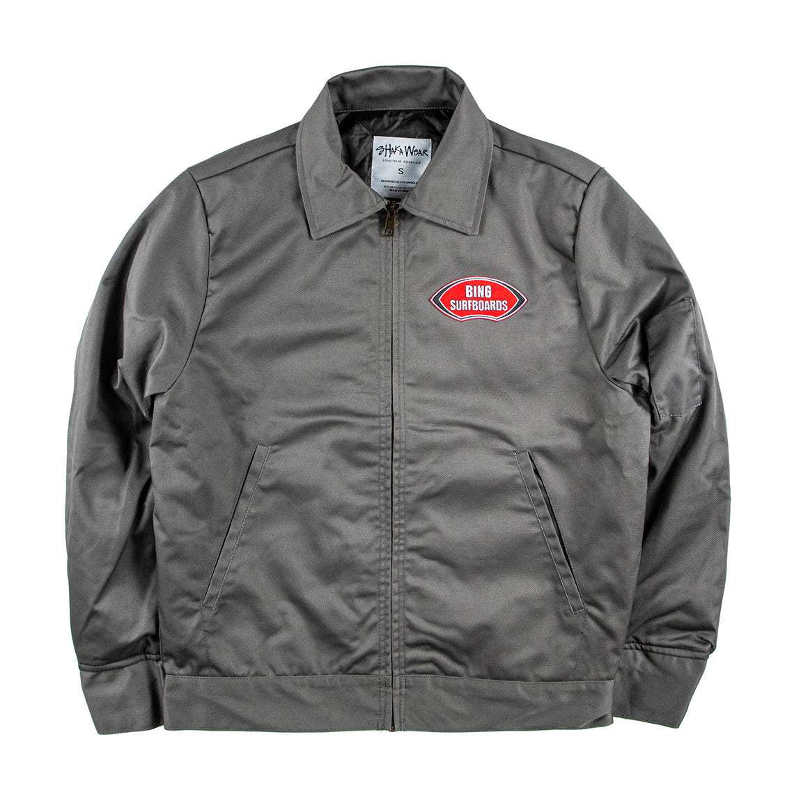 BING NOSERIDER MECHANIC JACKET - GREY