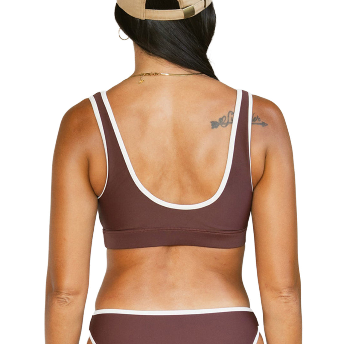 SEPTEMBER ANANI BIKINI TOP - COLD BREW