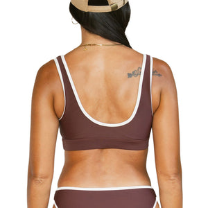 SEPTEMBER ANANI BIKINI TOP - COLD BREW