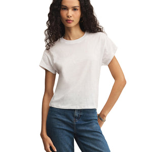 Z SUPPLY SLUB TEE - WHITE