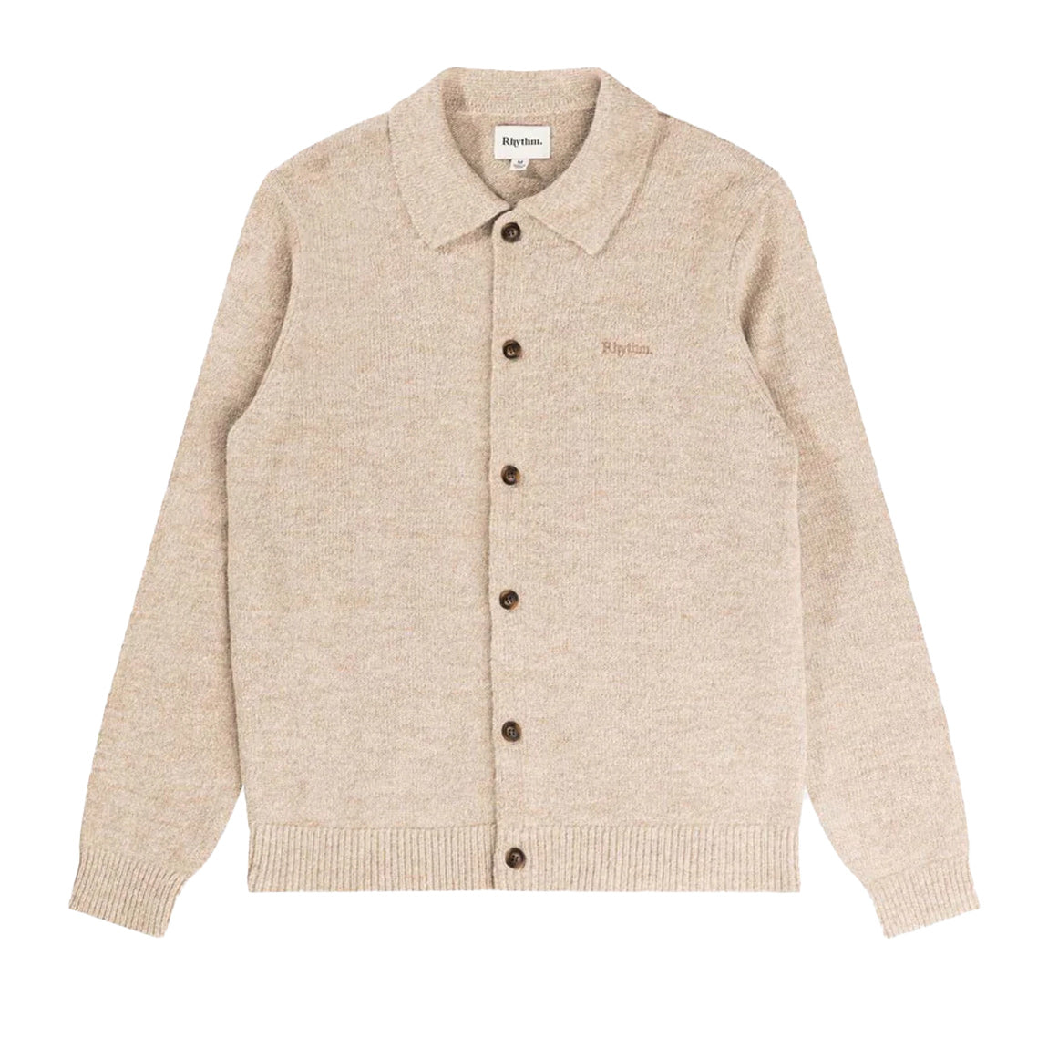 RHYTHM MOHAIR BUTTON UP - NATURAL