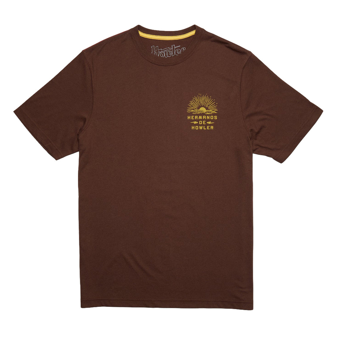 HOWLER SUNSET RIDER TEE - MAHOGANY - Bing Surfboards