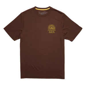 HOWLER SUNSET RIDER TEE - MAHOGANY
