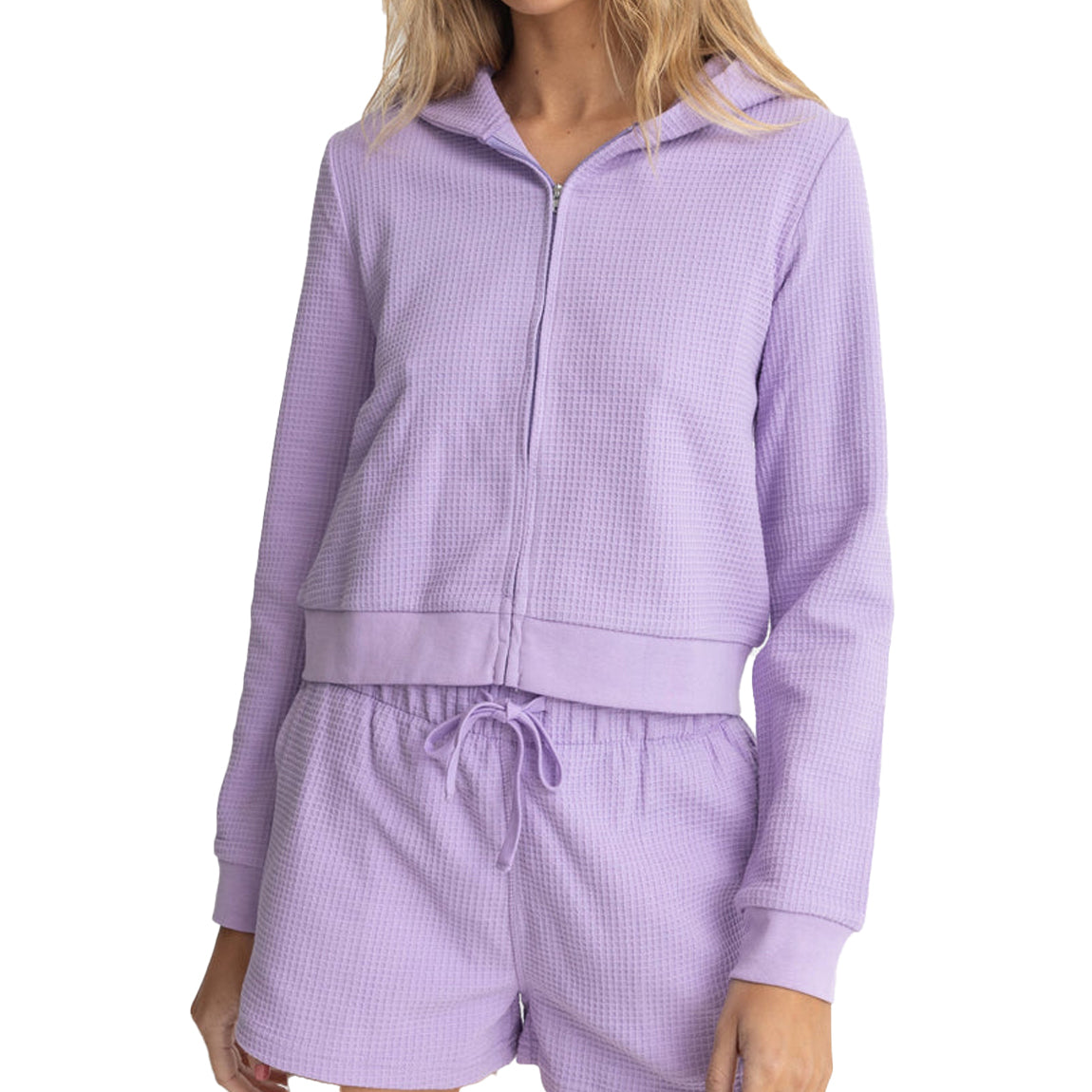 RHYTHM LIGHT LAYER ZIP - LAVENDER