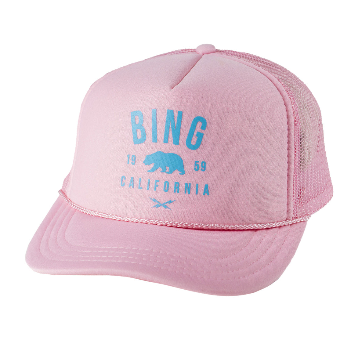 Made In CA II Kids Trucker Hat - Pink