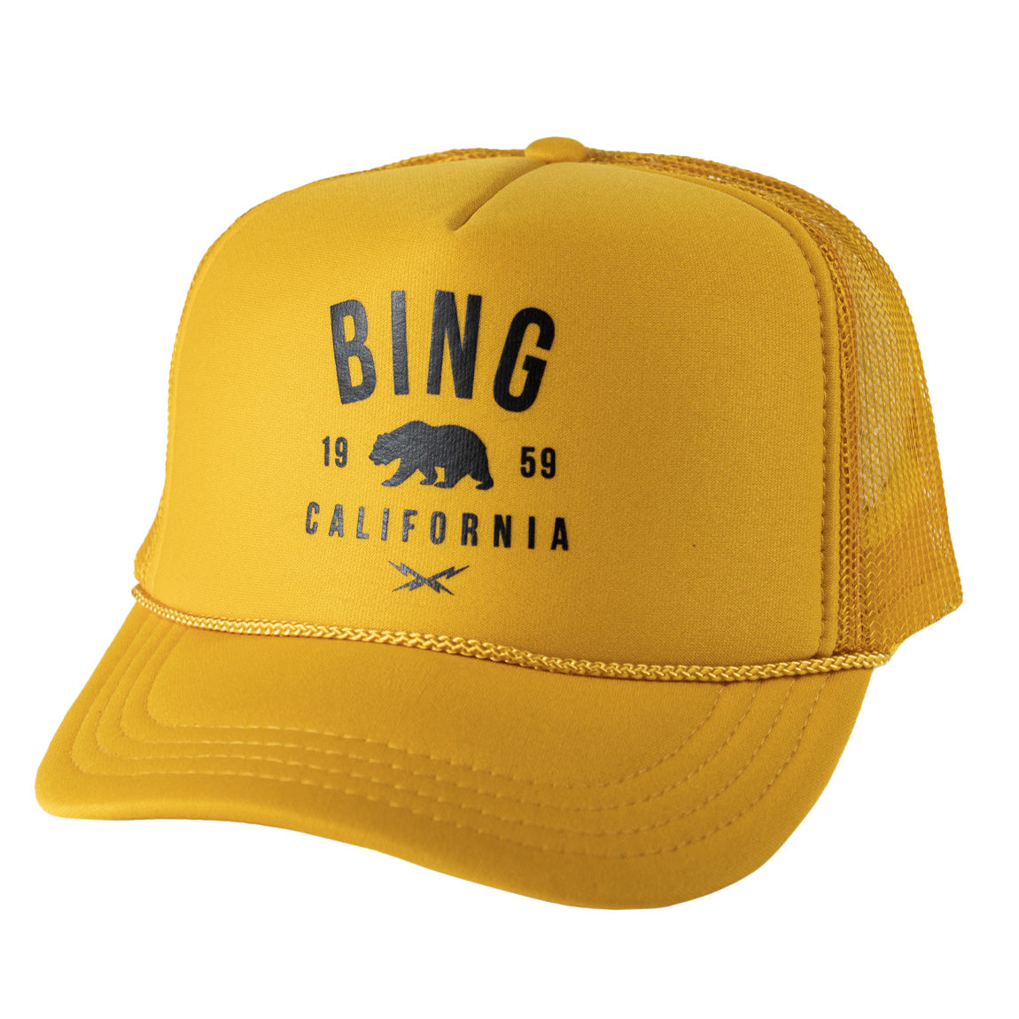 MADE IN CA II Kids Trucker Hat - Gold