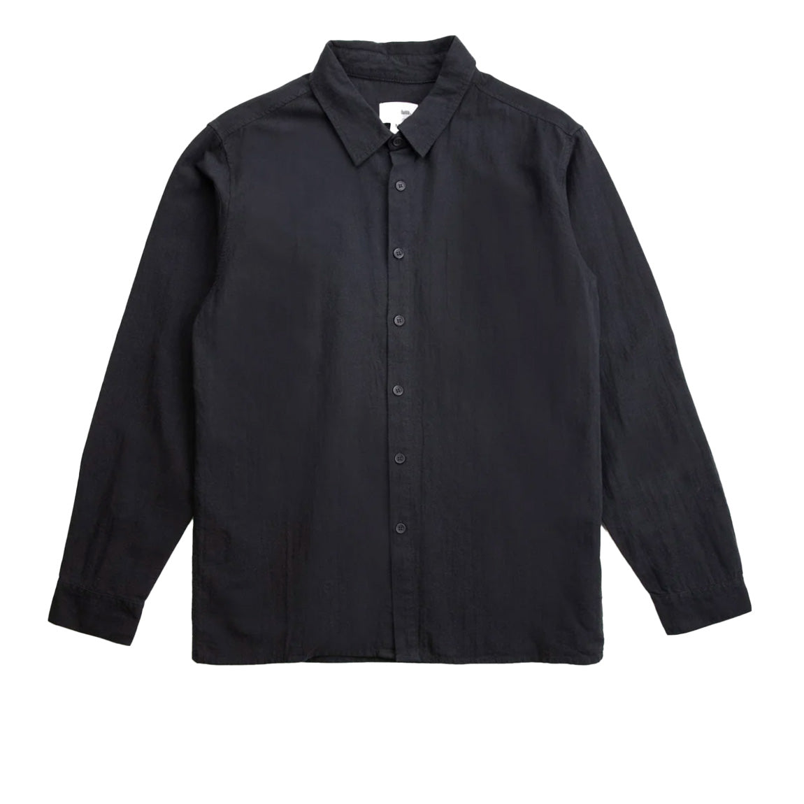 RHYTHM CLASSIC LINEN L/S SHIRT - BLACK