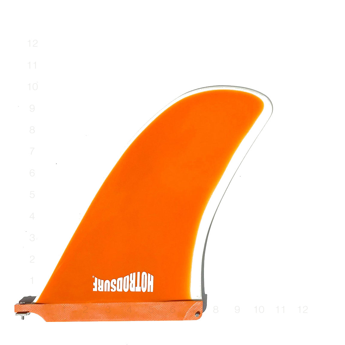 HOT ROD SURF ELIMINATOR Fin Orange/White 10"