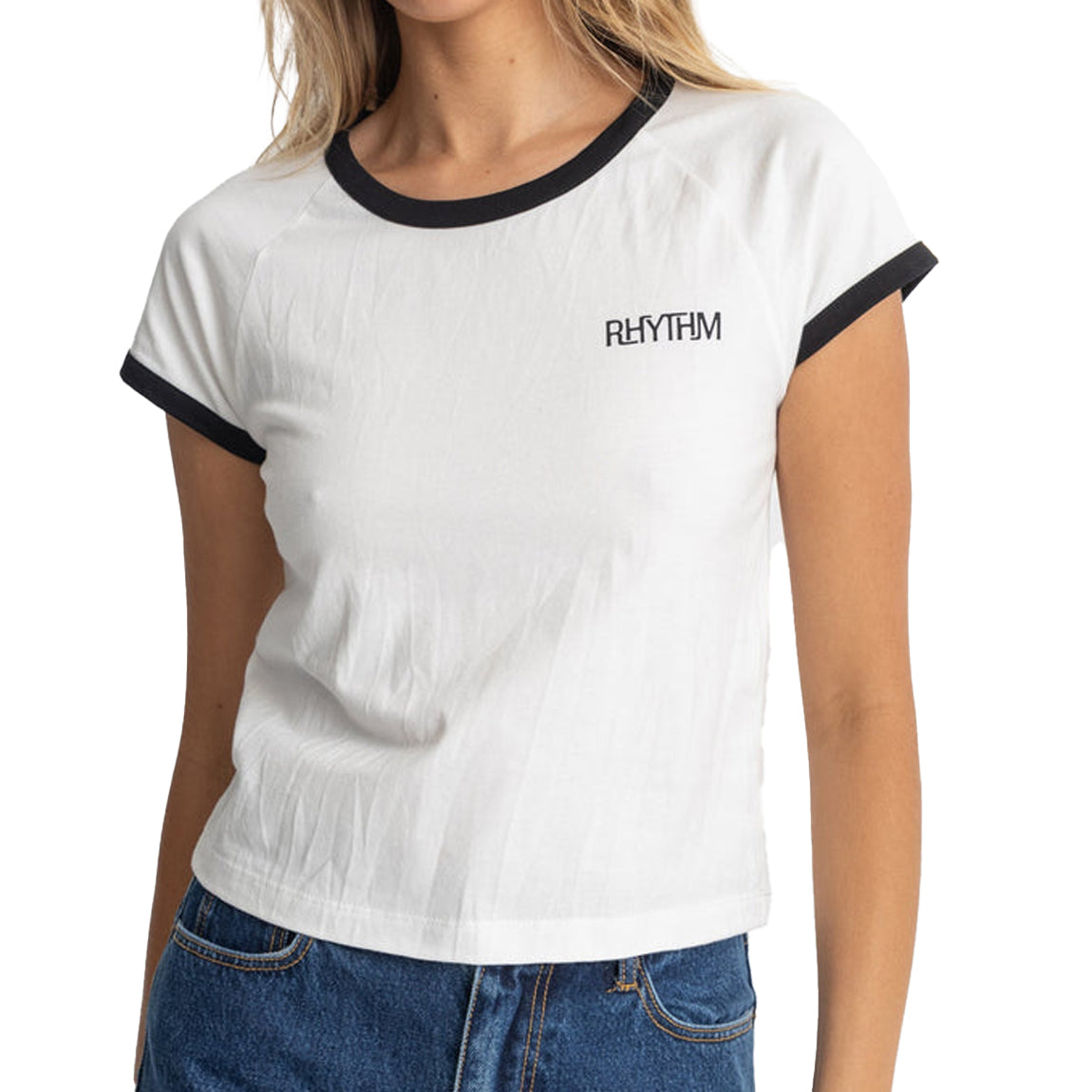 RHYTHM RINGER TEE - WHITE