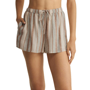 Z SUPPLY PERFECT STRIPE SHORT - COCONUT