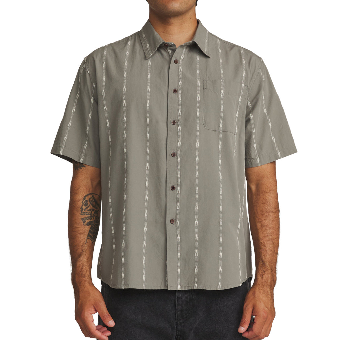 KATIN ZENITH SHIRT - GRAY/GRN