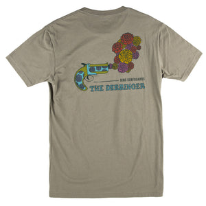 DERRINGER Premium S/S T-Shirt - Warm Grey - Bing Surfboards