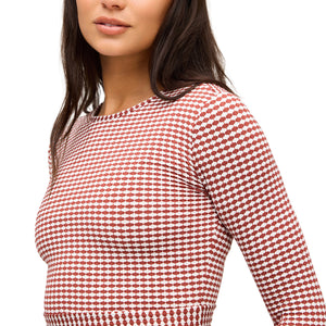 SEEA PALOMAR CROP TOP RASHGUARD - COCO DORA