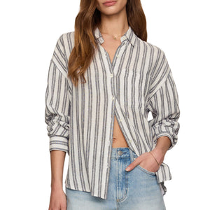 Z SUPPLY PERFECT STRIPE TOP - WHITE