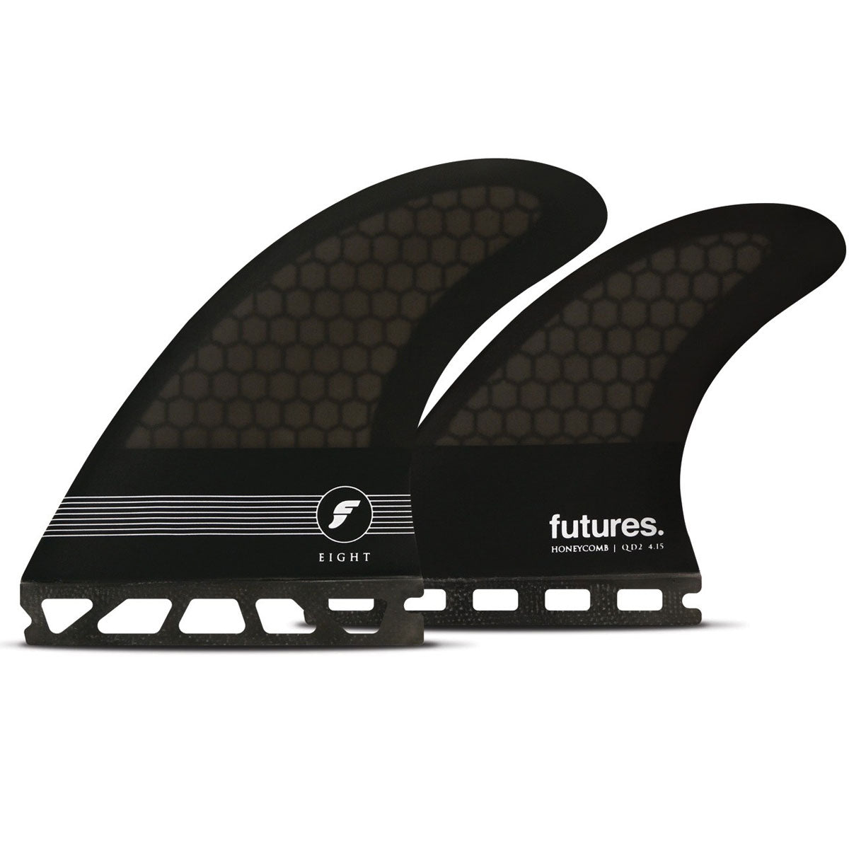 F8 HC QUAD Fins Smoke/Black/White