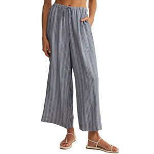 Z SUPPLY PERFECT STRIPE PANT - INDIGO