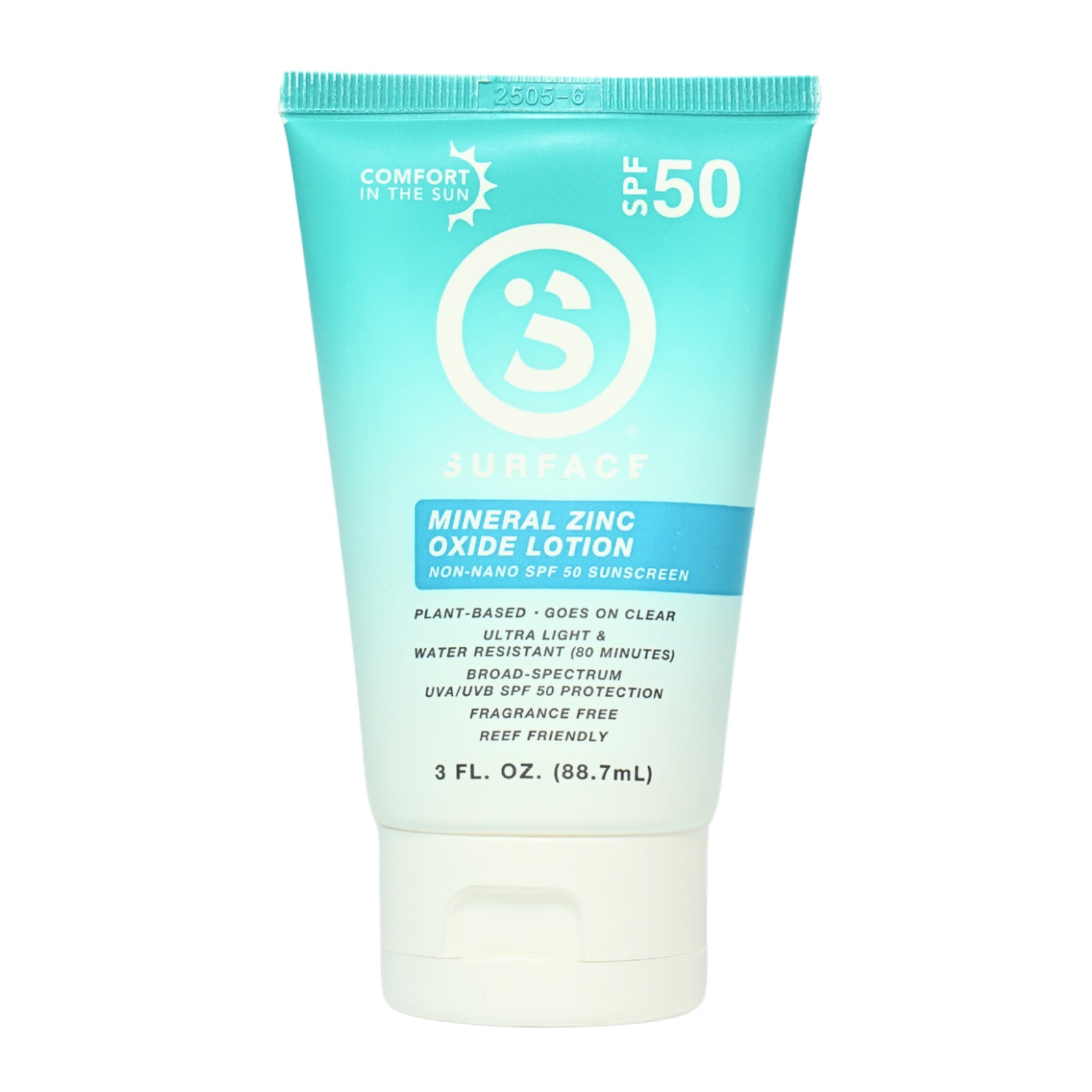 SURFACE WHITE MINERAL ZINC LOTION SPF 50 - 3OZ
