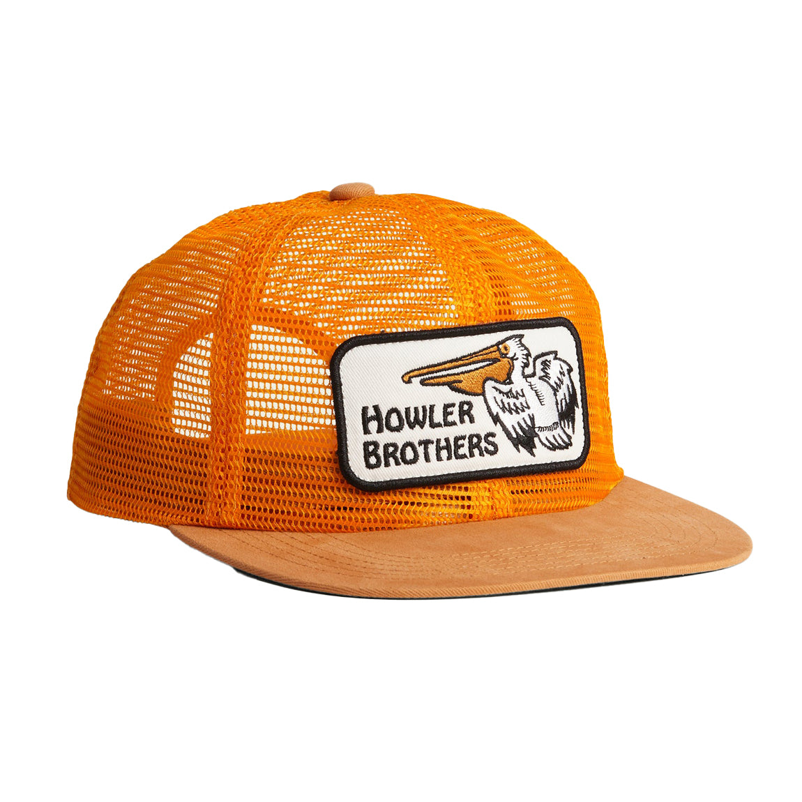 HOWLER BROS. SNAPBACK - PELICAN BADGE: PUMPKIN