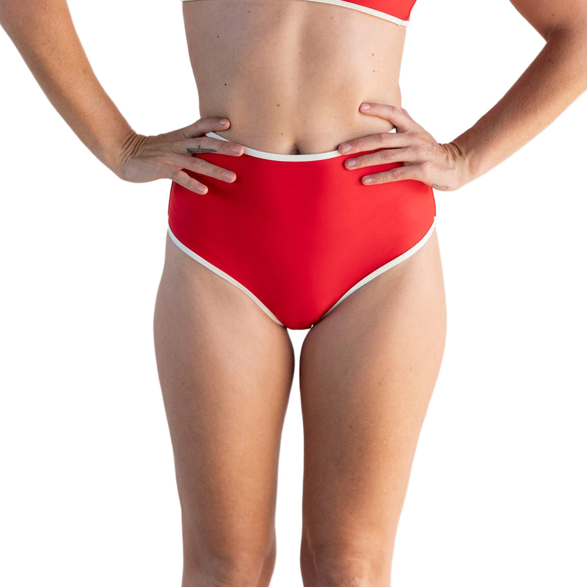 SEPTEMBER ISLAND BIKINI BOTTOM - LAVA RED
