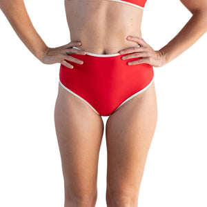 SEPTEMBER ISLAND BIKINI BOTTOM - LAVA RED