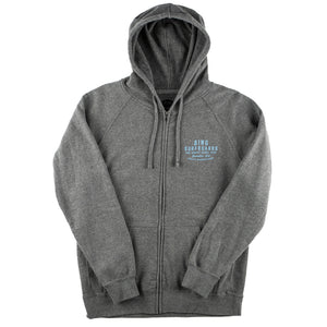 Quality Manufacturing Premium Zip Hoodie Sweatshirt - Nickel