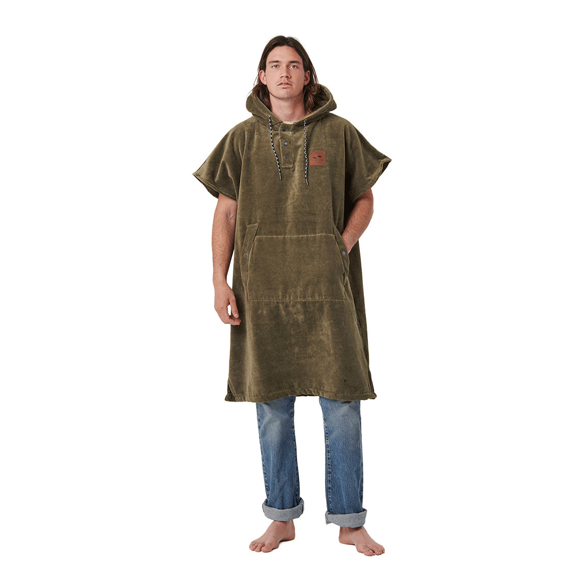 SLOWTIDE DIGS PONCHO - GREEN