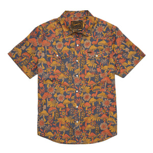 HOWLER H BAR SNAP SHIRT - FUNGI NIGHTFALL