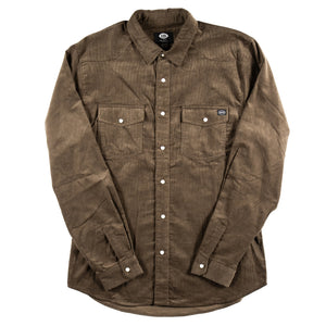 BING WACO CORD SHIRT - BROWN