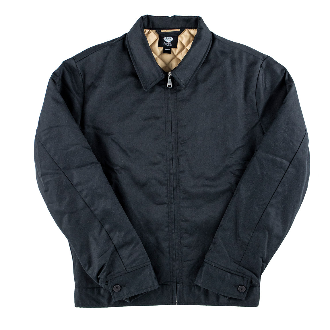 BING CAFE RACER JACKET - BLACK - Bing Surfboards