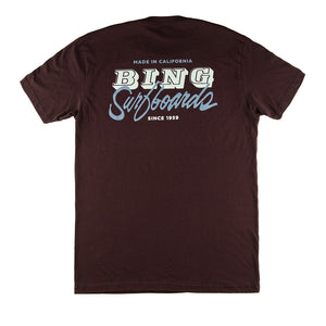 VAN SCRIPT Premium S/S T-Shirt Oxblood