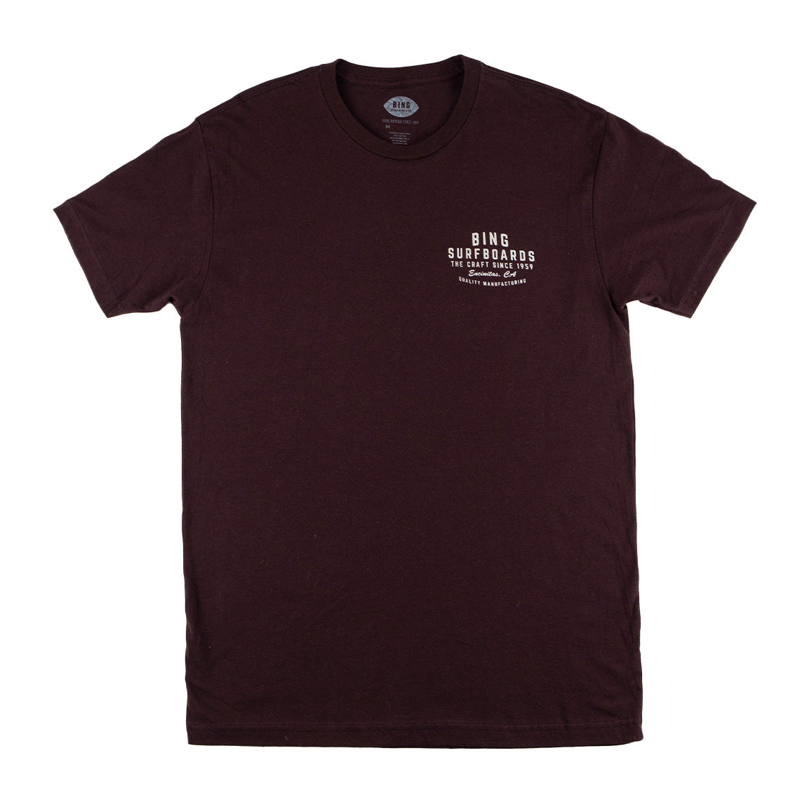 Quality Manufacturing S/S T-Shirt - Oxblood