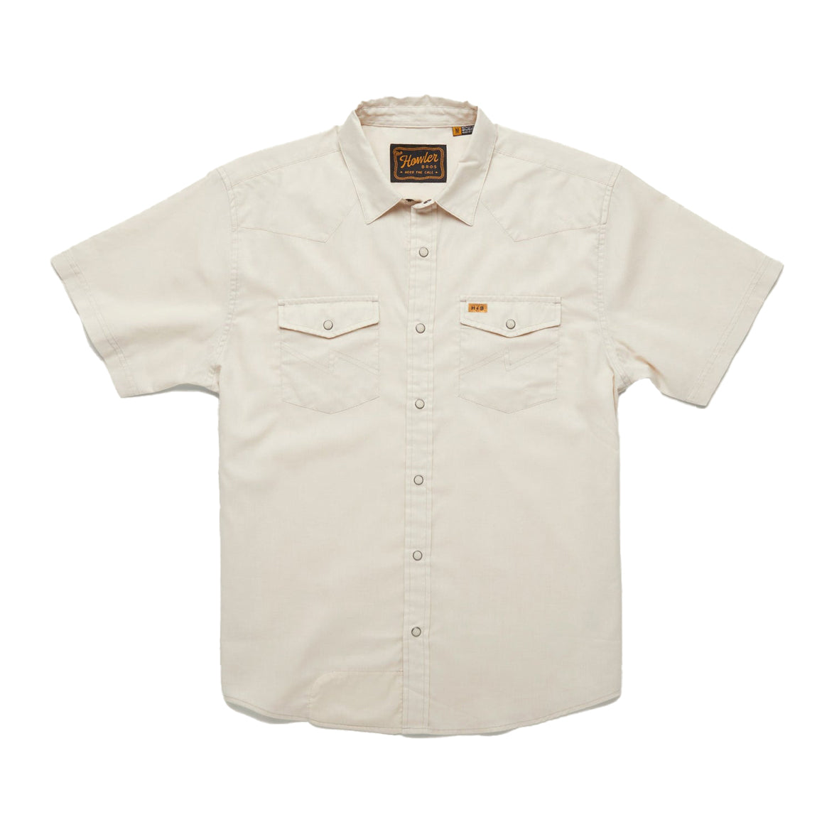 HOWLER BROS. H BAR SNAP SHIRT - RIVER OXFORD