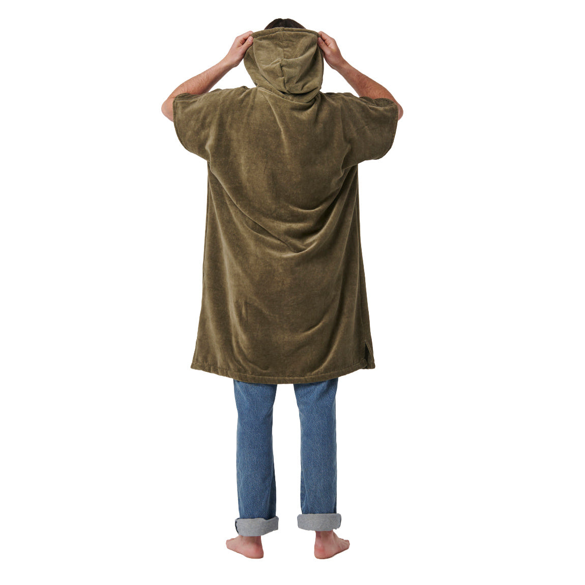 SLOWTIDE DIGS PONCHO - GREEN