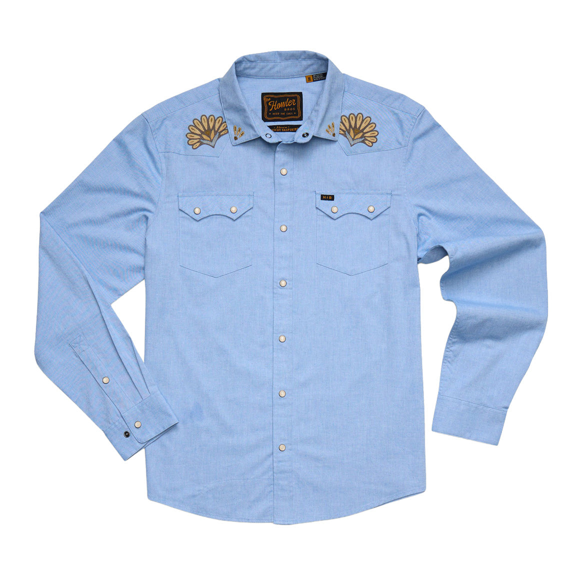 HOWLER CROSSCUT L/S - FANNED FLORA - Bing Surfboards