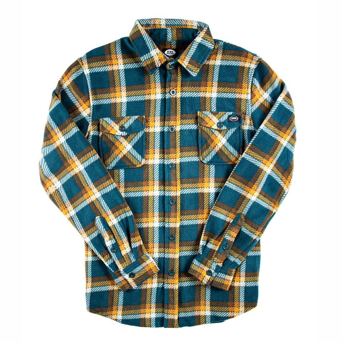BING TRAILS FLANNEL - TEAL