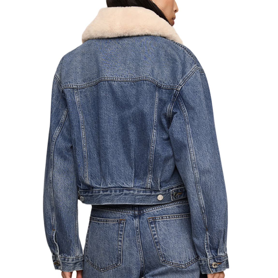 Z SUPPLY DAILY DENIM FUR JACKET - HUSH