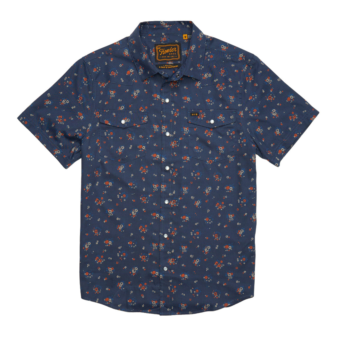 HOWLER H BAR SNAP SHIRT - BOUQUET MIDNIGHT - Bing Surfboards