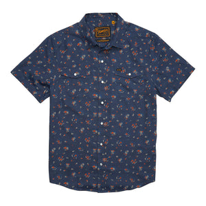 HOWLER H BAR SNAP SHIRT - BOUQUET MIDNIGHT