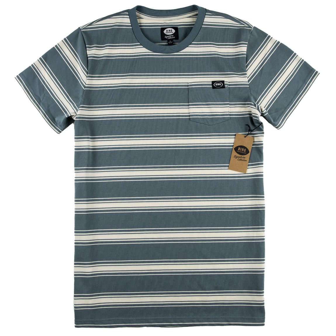 BING NOLL S/S CREW - SLATE