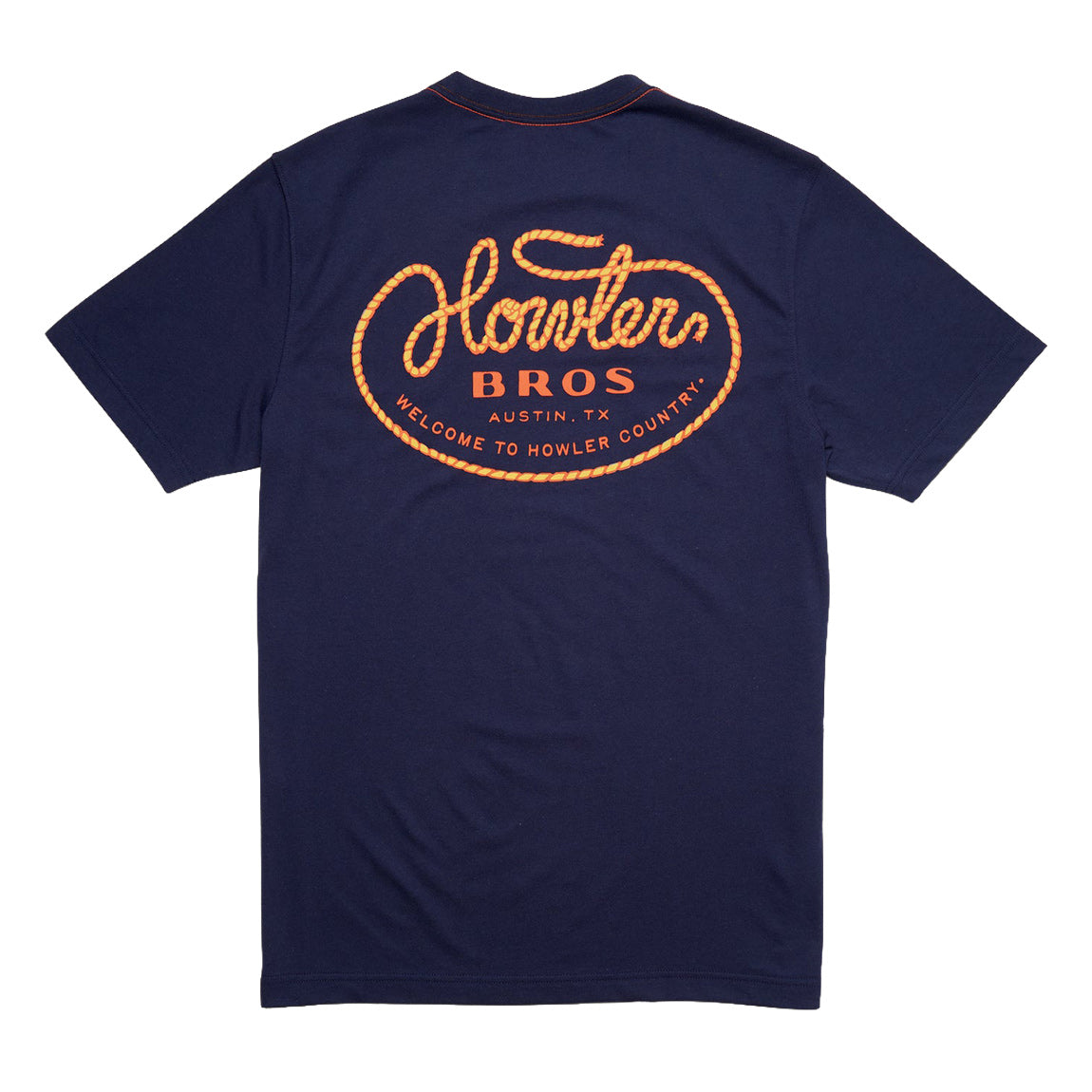 HOWLER LASSO TEE - NAVY - Bing Surfboards