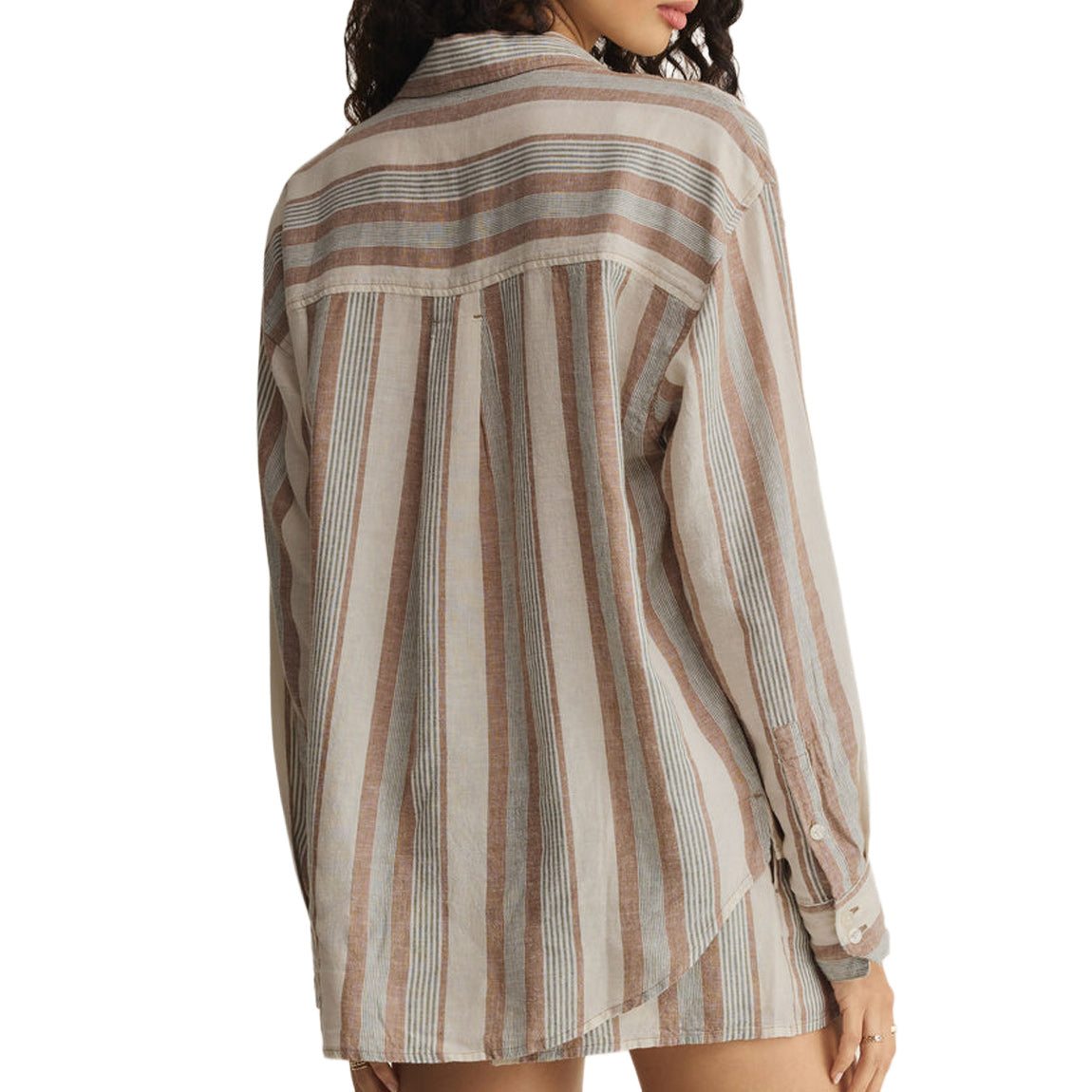 Z SUPPLY PERFECT STRIPE TOP - COCONUT