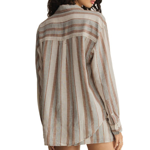 Z SUPPLY PERFECT STRIPE TOP - COCONUT